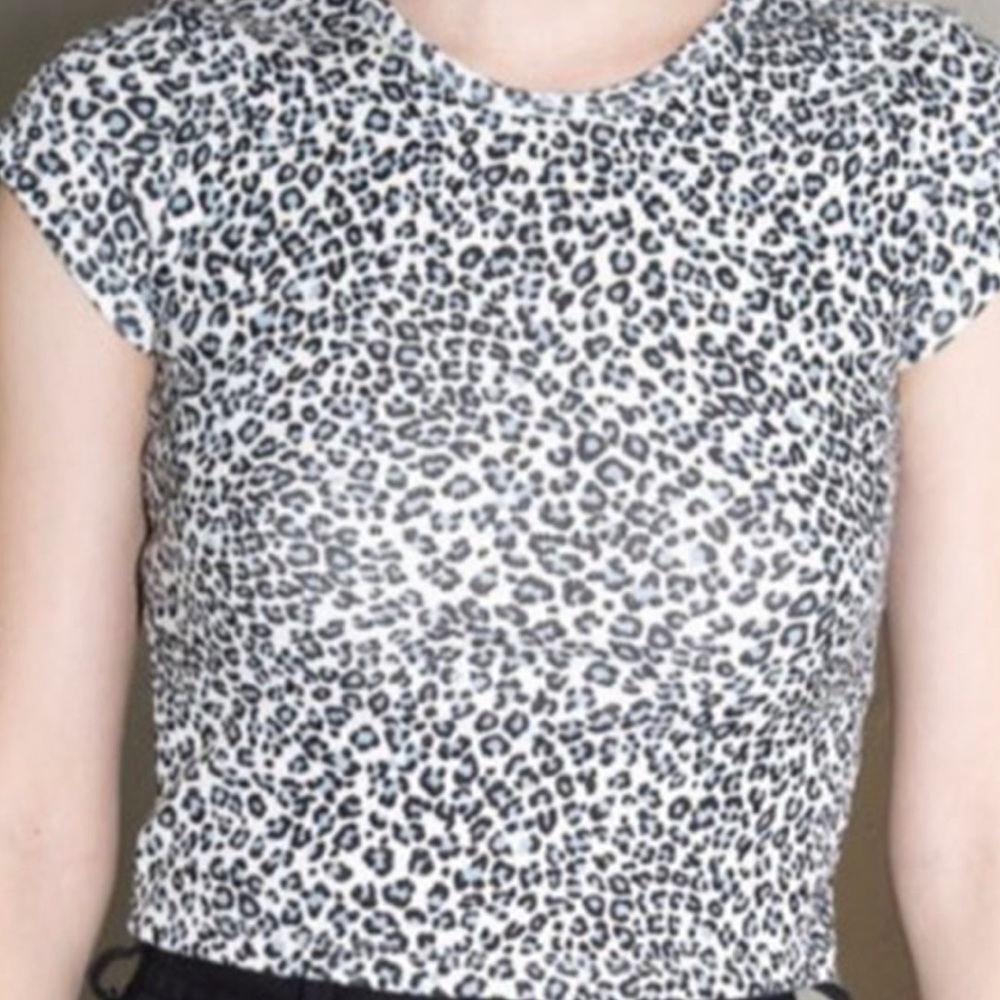 Brandy Melville Cheetah Print Ashlyn Top